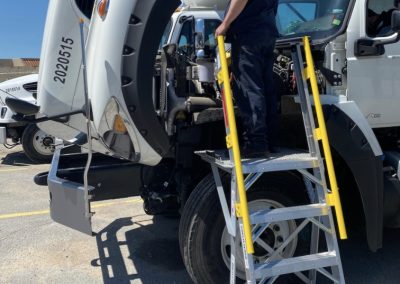 this image shows truck repair in Rancho Cucamonga, California